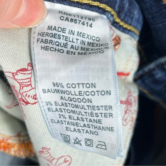 NWT True Religion Bartack Skinny Jean With Flap - Picture 10 of 12